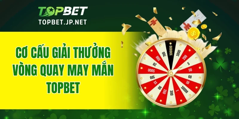 Cơ cấu giải thưởng vòng quay may mắn TOPBET